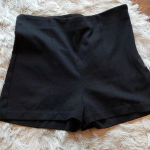 Express high waisted knit shorts